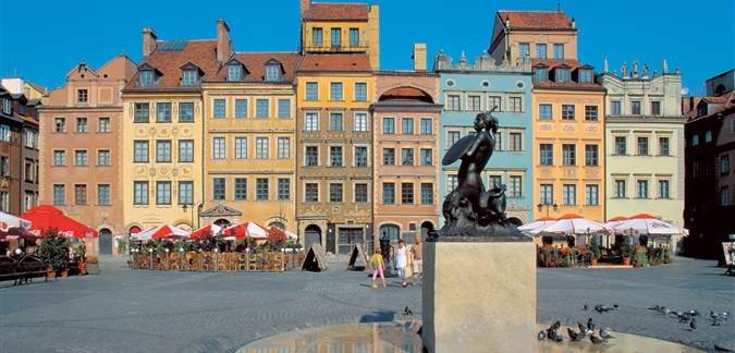Wasaw old town by Poland Tourism Board